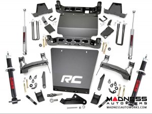 Chevrolet Silverado 1500 4WD Suspension Lift Kit w/ Lifted N2.0 Struts & Rear N3 Shocks - 7" - Aluminum